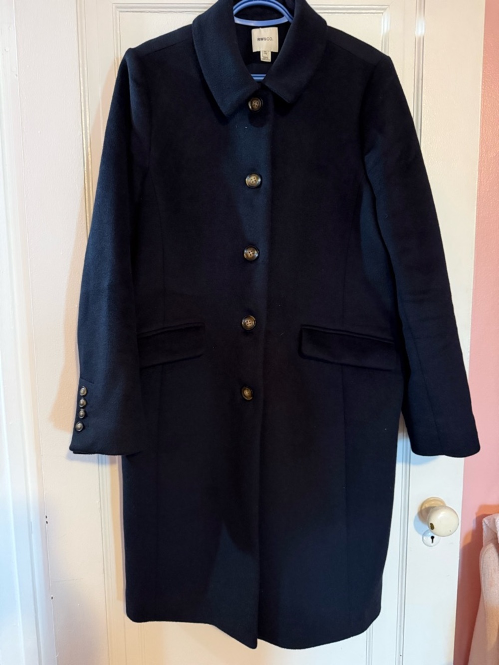 Navy Wool Pea Coat